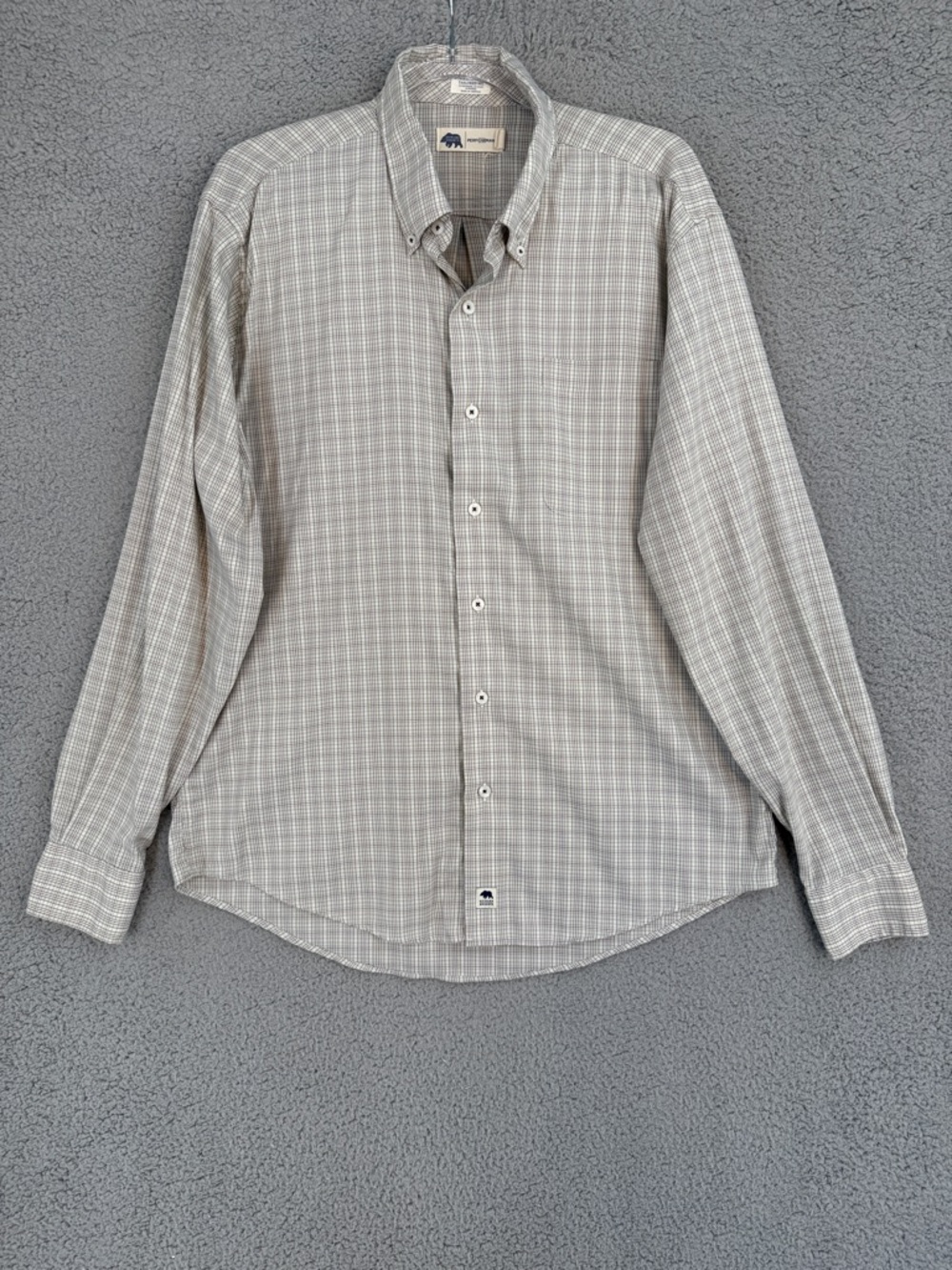 Onward Reserve Performance Men’s XL long sleeve button down shirt Plaid Outdoors